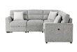 U9401 Nickel Sofa Bed Sectional with 3 Pillows