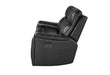 U8880 Black Leather Power Reclining Sofa