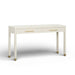 Dani 54" Cream Faux Shagreen 2-Drawer Console Table - Home And Beyond