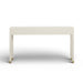 Dani 54" Cream Faux Shagreen 2-Drawer Console Table - Home And Beyond