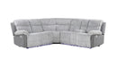 U6028 Grey Sectional with LED