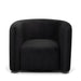 Curves Performance Velvet Swivel Accent Chair - Home And Beyond