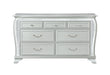 Aria Silver Dresser with LED