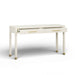 Dani 54" Cream Faux Shagreen 2-Drawer Console Table - Home And Beyond