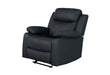 U6026 Pu 72A Glider Recliner with LED