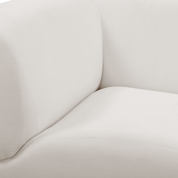 Zenith 5-Piece Contract-Grade Upcycled Fabric Cream Modular L-Sectional