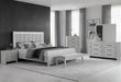 Elsie Grey Bed with LED
