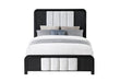 Beckett White/Black Bed