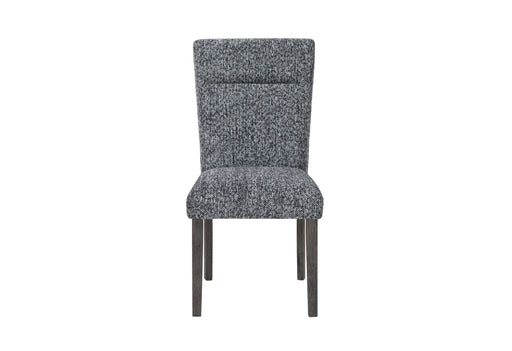 D86 Grey Dining Chair with Brown Legs
