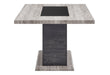 D8030 Dining Table with Storage Drawers and Storage Door
