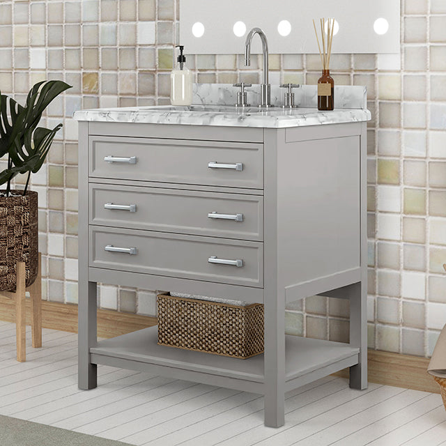 Reston Vanity with Top/ Sink - Home And Beyond