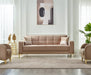 Alice 3 Seat Sofa, Beige - Home And Beyond