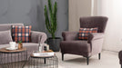 Bulut Living Room Armchair, Grey - Home And Beyond