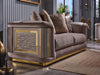 Elegance Loveseat, Biege - Home And Beyond