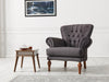 Chester Living Room Armchair, Grey - Home And Beyond