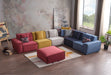 Padova Modular Sectional with Ottoman, Multi-color - Home And Beyond