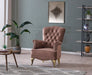 Karizma Living Room Armchair, Brown - Home And Beyond