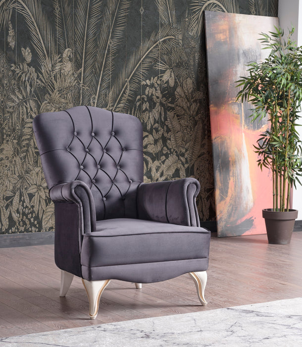 Karizma Living Room Armchair, Anthracite - Home And Beyond