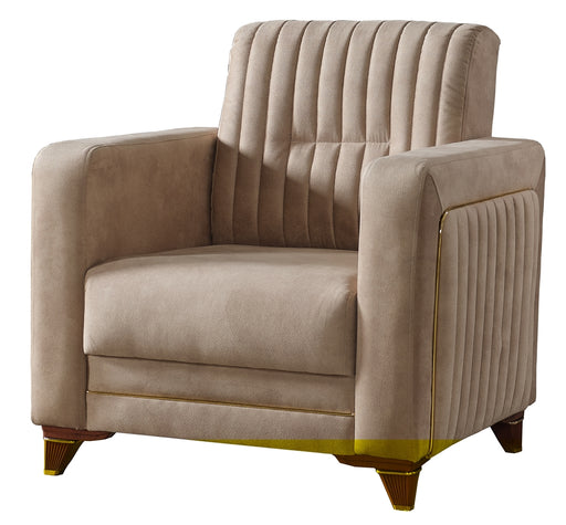 Line Living Room Armchair, Cream - Home And Beyond