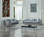 Lucas Loveseat, Light Grey - Home And Beyond