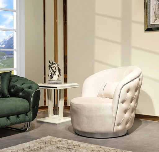Nova Living Room Armchair, Cream - Home And Beyond