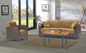 Senem Convertible Sleeper Sofa, Light Brown - Home And Beyond