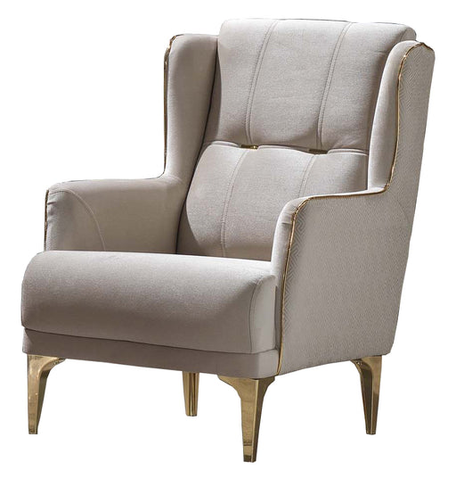 Clara Living Room Armchair, Beige - Home And Beyond