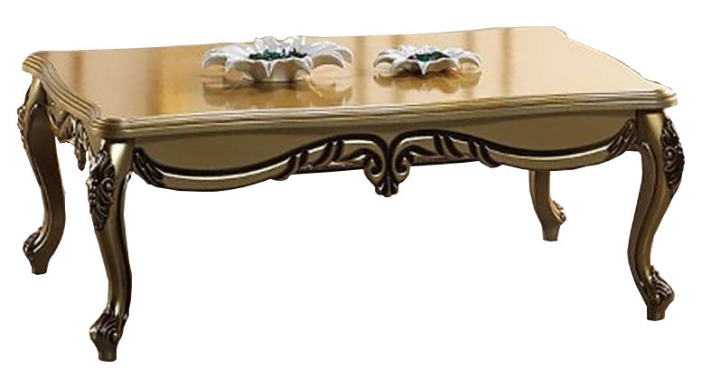 Rumeli Coffee Table, Gold - Home And Beyond